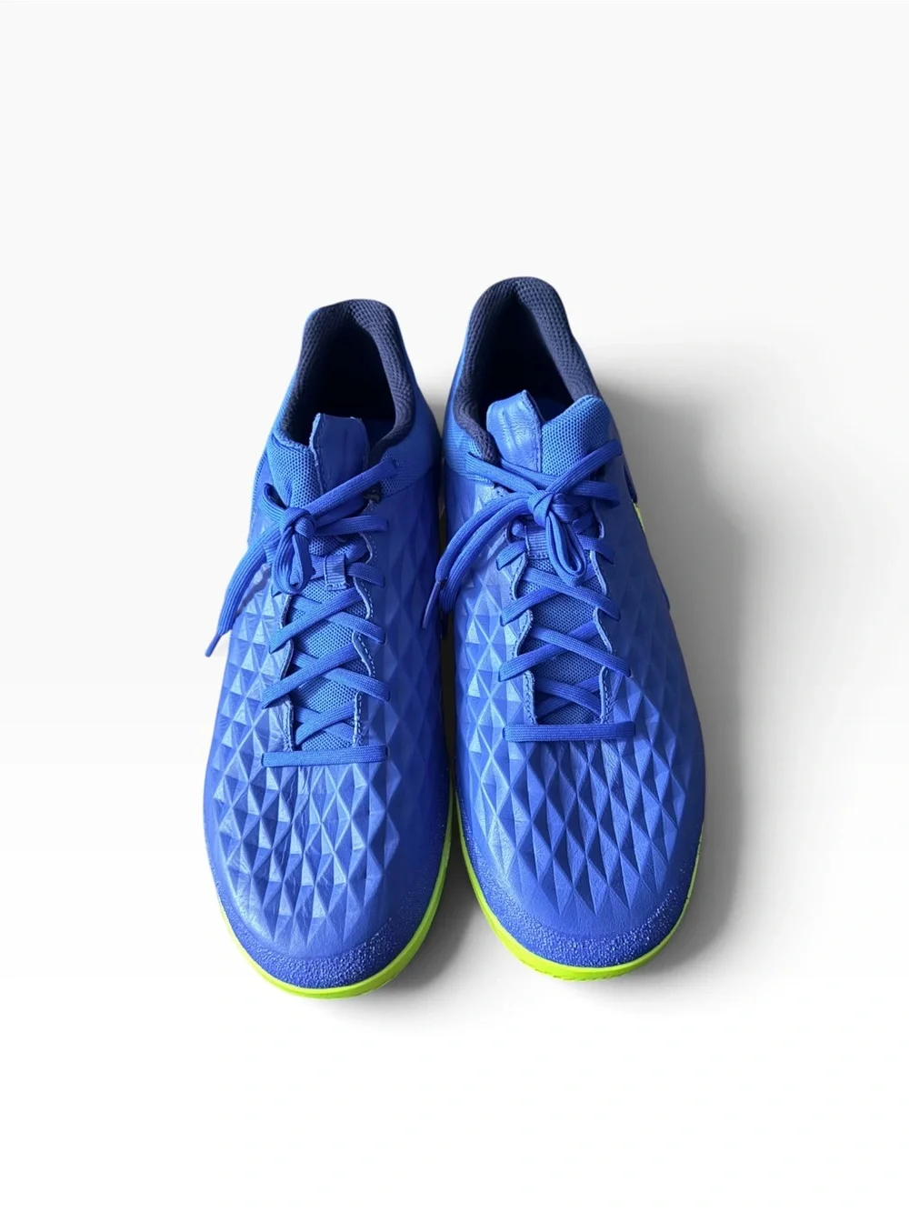 Nike Men's Blue with Neon Green Shoes